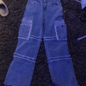 Woman’s medium stitched jeans